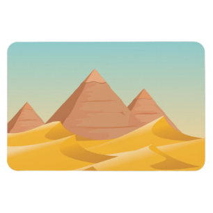 De egyptiska pyramiderna är gamla pyramidformade m magnet