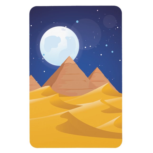 De egyptiska pyramiderna är gamla pyramidformade m magnet (Vertikal)