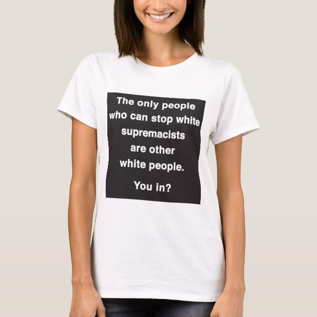 De enda människorna t shirt (Framsida)