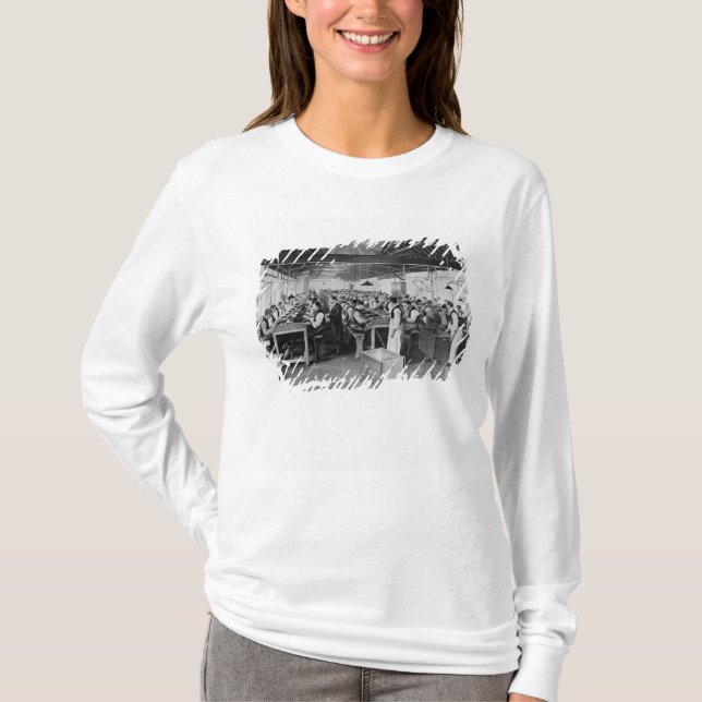 De fabriks- avdelningarna för cigarr t shirt (Framsida)