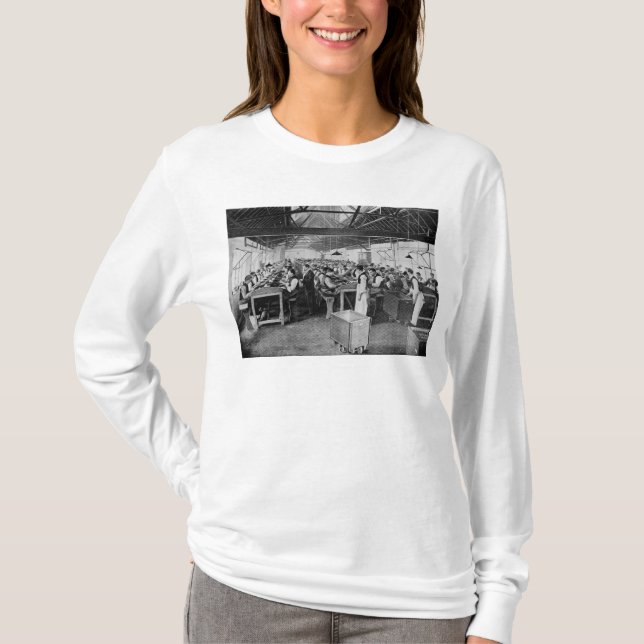 De fabriks- avdelningarna för cigarr t shirt (Framsida)