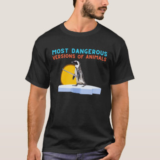 De farligaste versionerna av penguin från djur med t shirt