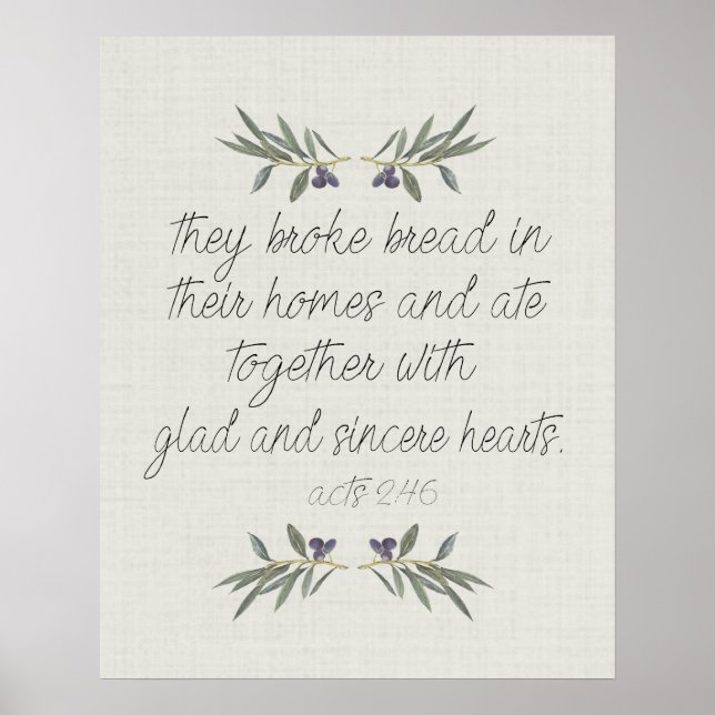 De Fattiga Bread Poster (Framsidan)