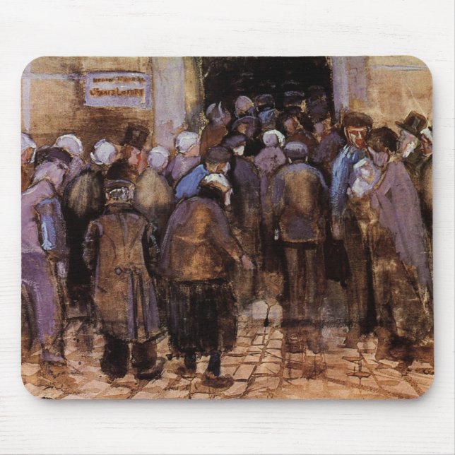 De fattiga och pengar av Vincent van Gogh Musmatta (Framsidan)