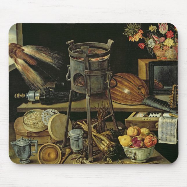 De fem avkänningarna, 1638 musmatta (Framsidan)