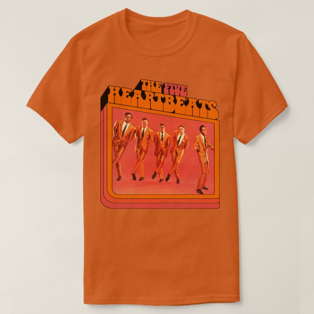 De fem hjärtslagen t shirt (Design framsida)