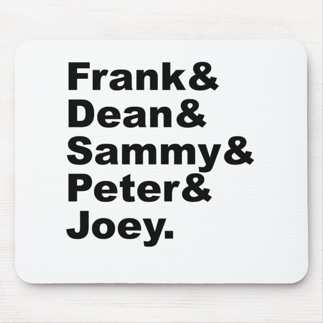 De Fem Råttorna | Frank Dean Sammy Joey & Peter Musmatta (Framsidan)