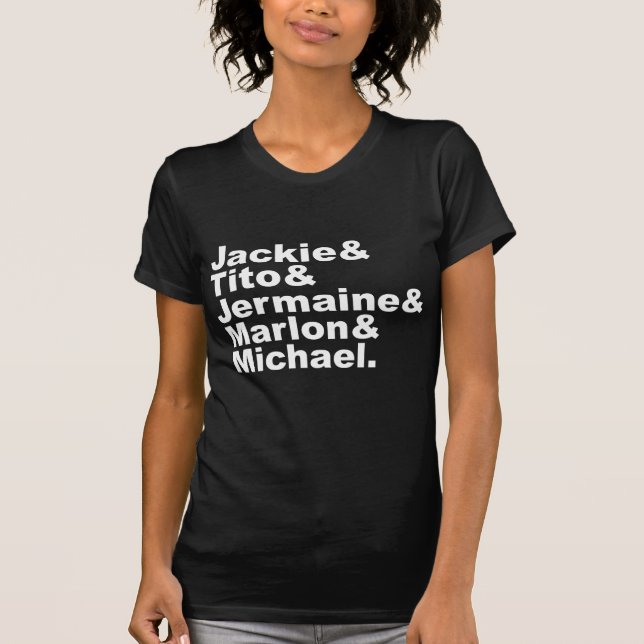 De fem sångande bröderna från Gary, Indiana T-shirt (Framsida)