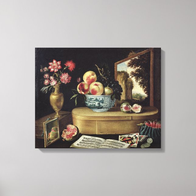 De fem sinnena, 1638 canvastryck (Framsida)