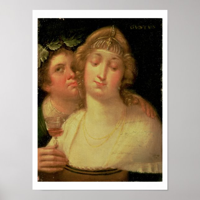 De fem sinnena: smaka poster (Framsidan)