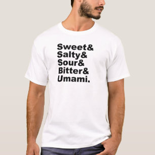 De fem smakerna  Sweet Salty Sour Bitter & Umami Tee