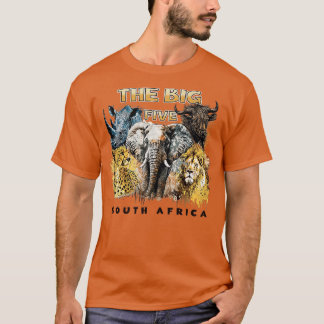 De fem stora sydafrikanska djuren Pr T Shirt
