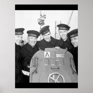 De fem Sullivanbröderna, hela bilden av_Krig Poster