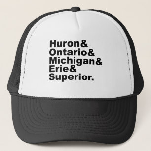 De fem Underbara Sjöar   Huron Ontario Michigan Er Keps