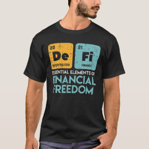 De Fi Decentraliserad finanskrypto Lagrar Exchange T Shirt