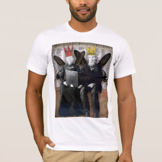 De fick deras sparkar T-tröja T-shirt