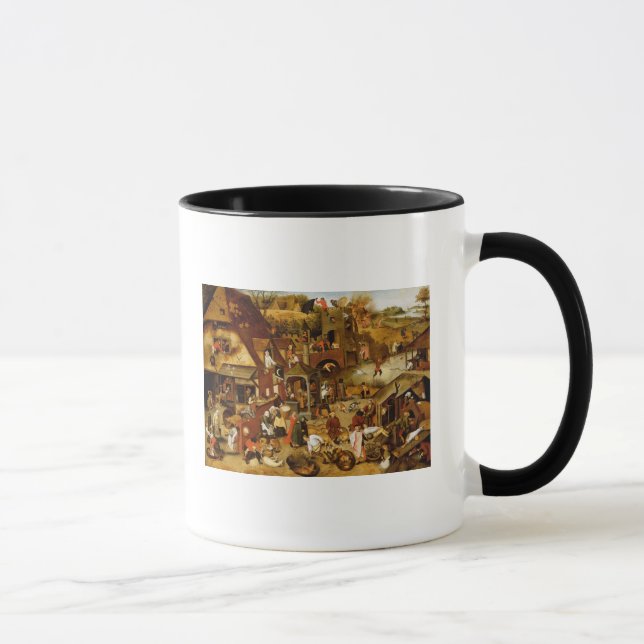 De Flemish proverbsna Mugg (Höger)