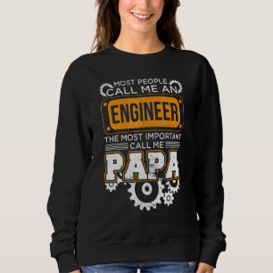 De flesta kallar mig en Ingenjör Fars dag T Shirt