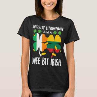 De flesta litauiska och en bit irländska St Patric T Shirt