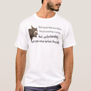 De flesta människor tänkor inte gång innan de p t shirt