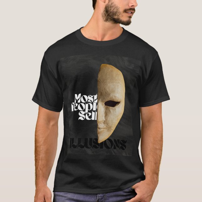 De flesta säljer illusioner | Herr T-Shirt (Framsida)