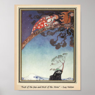 De flög bort från Castle Kay Nielsen Poster