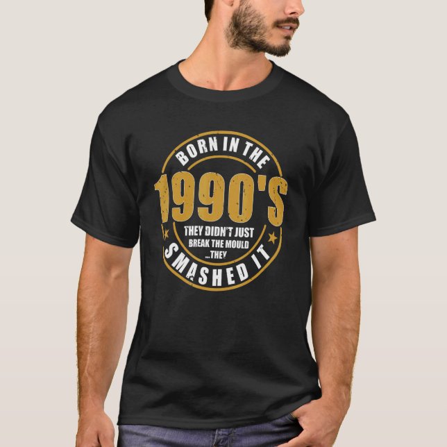 De föddes på 1990-talet och krossade det feta fåge t shirt (Framsida)