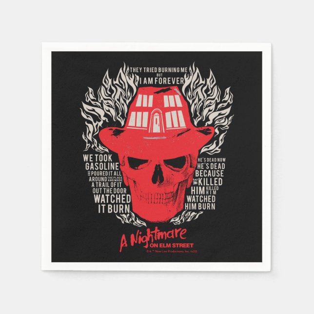 De försökte bränna mig pappersservett (Framsidan)