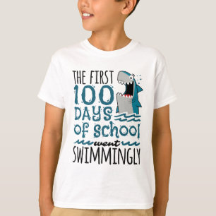 De första 100 dagarna av skolan har svindlat haj t shirt