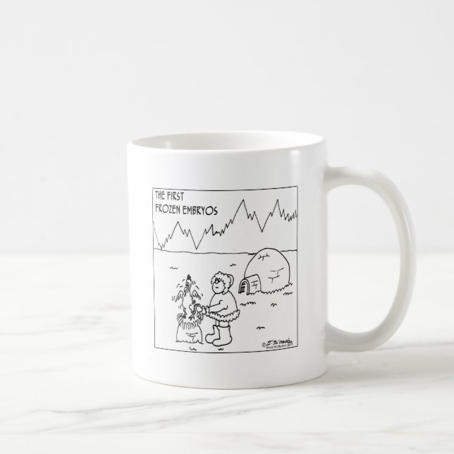 De första fryste embryona kaffemugg (Höger)
