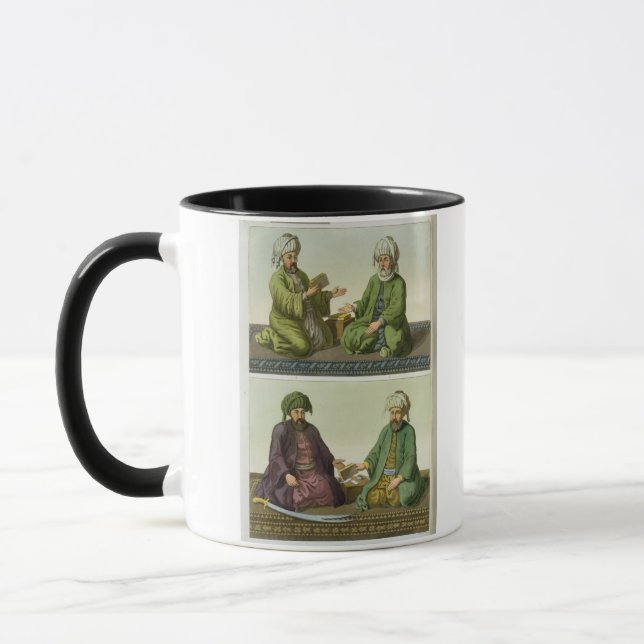 De första fyra caliphsna, pläterar 31 från del mugg (Vänster)