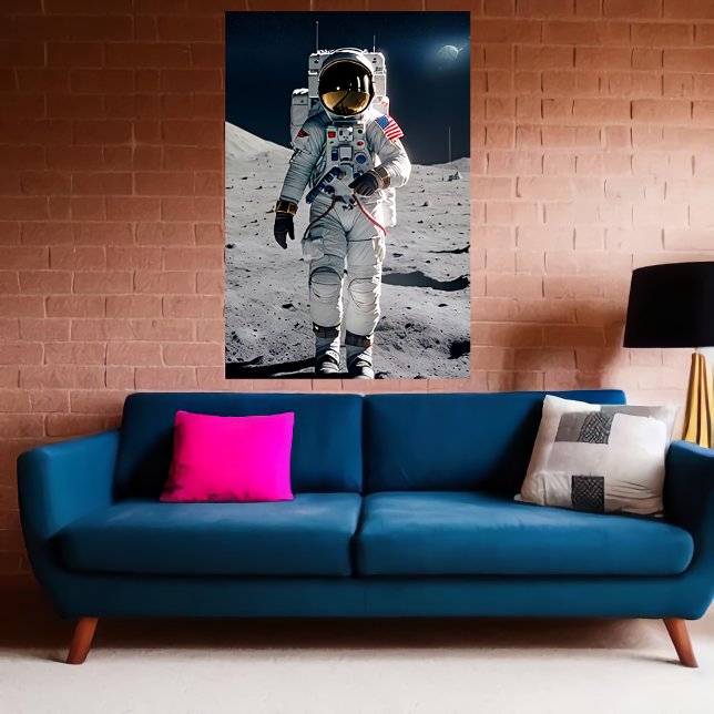 De första kvinnorna i måne | AI Art Poster (Skapare uppladdad)