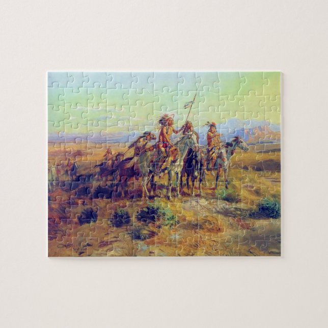 De första nationerna, som är hemmahörande i Scouts Pussel (Horisontell)