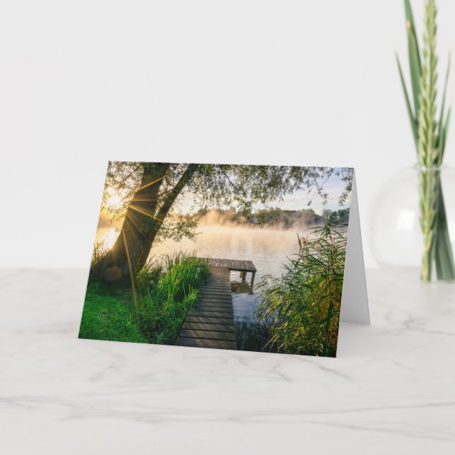 De första sunraysna på Wesslinger ser Kort (Framsida)