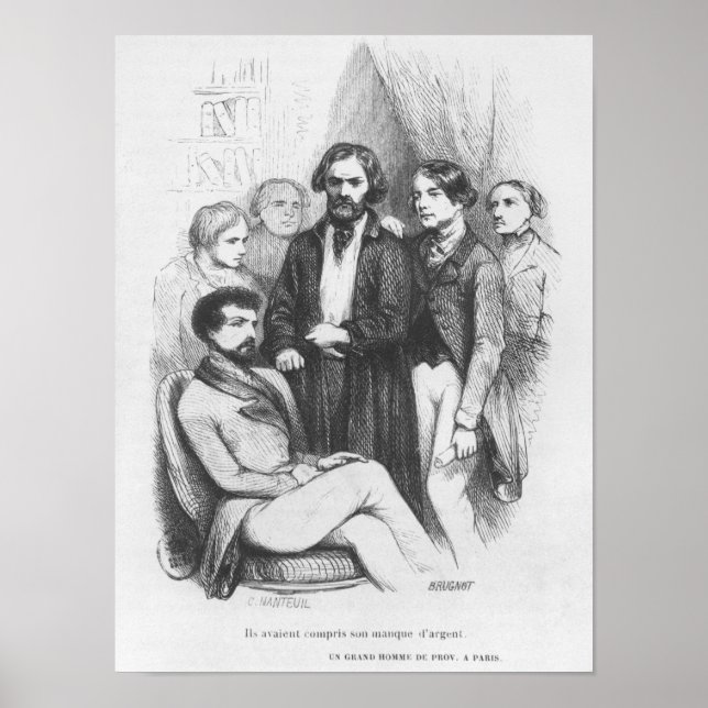 De förstod hans brist på pengar poster (Framsidan)