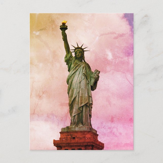 De förvisades moder - Frihetsgudinnan NYC Helg Vykort (Framsida)
