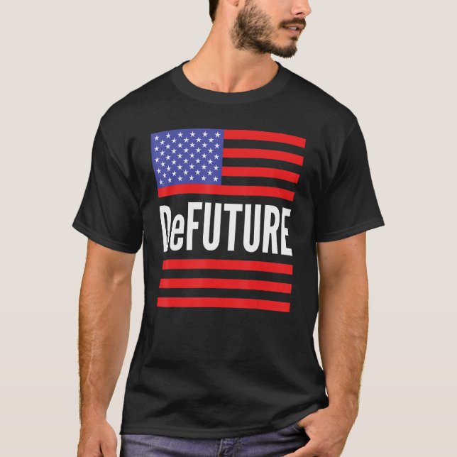 De framtida Ron Desantis American Flagga Florida 1 T Shirt (Framsida)