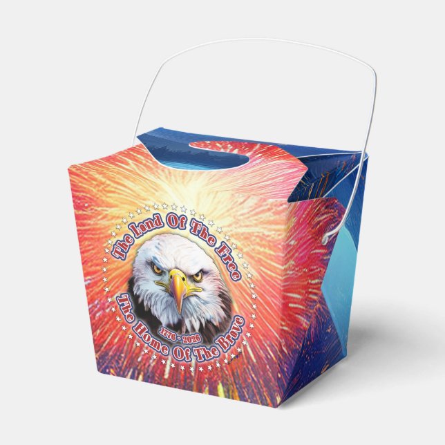De Fria Markens Land Brown Eagle Fyrverkerier M Presentaskar (Framsidan Sidan)