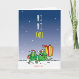 De fruktansvärda två...julen tar. helgkort