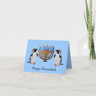 De fryste valda Hannukah korten Kort