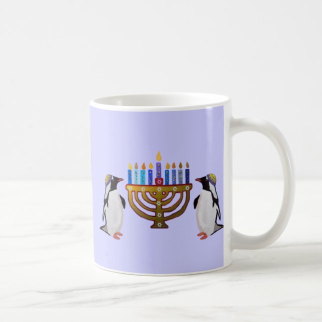 De fryste valda Hannukah muggarna Kaffemugg (Höger)