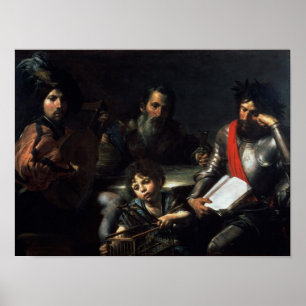 De fyra åldrarna av manen, c.1626-7 poster