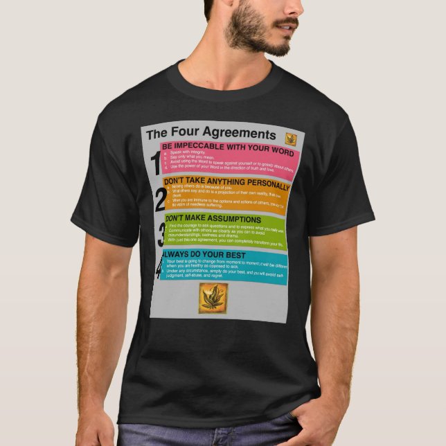 De fyra avtalen  t shirt (Framsida)