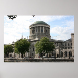 De fyra domstolarna, Dublin, Irland Poster