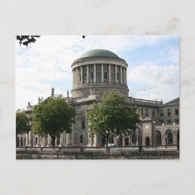 De fyra domstolarna, Dublin, Irland Vykort (Framsida)