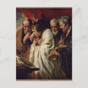 De fyra evangelisterna vykort