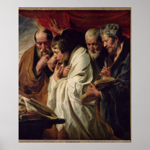 De fyra evangelistsna poster