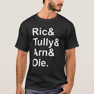 De fyra hästspersoner som är klassiska t shirt