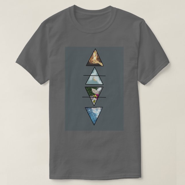De fyra inslag 1 t shirt (Design framsida)