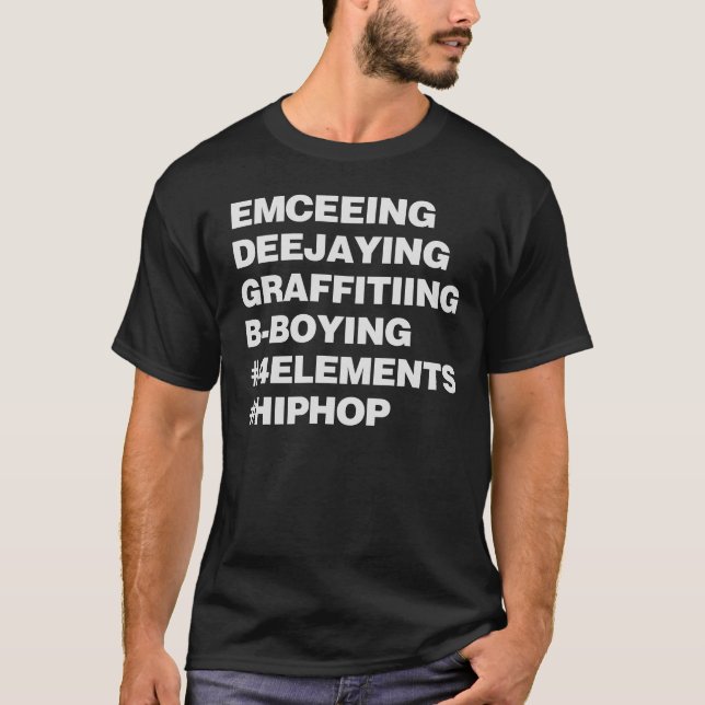 De fyra inslagen av hip hop tröja (Framsida)